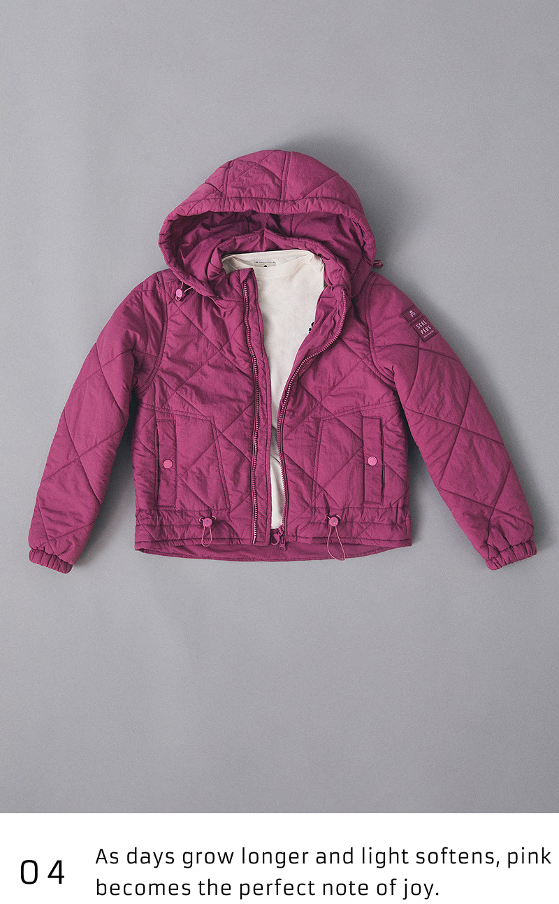 PUFFER JACKET WITH DETACHABLE HOOD