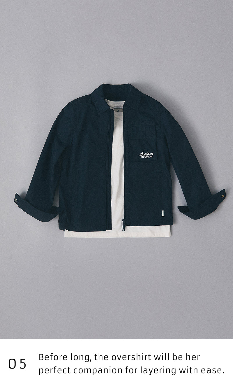 NAVY JACKET WITH POCKET