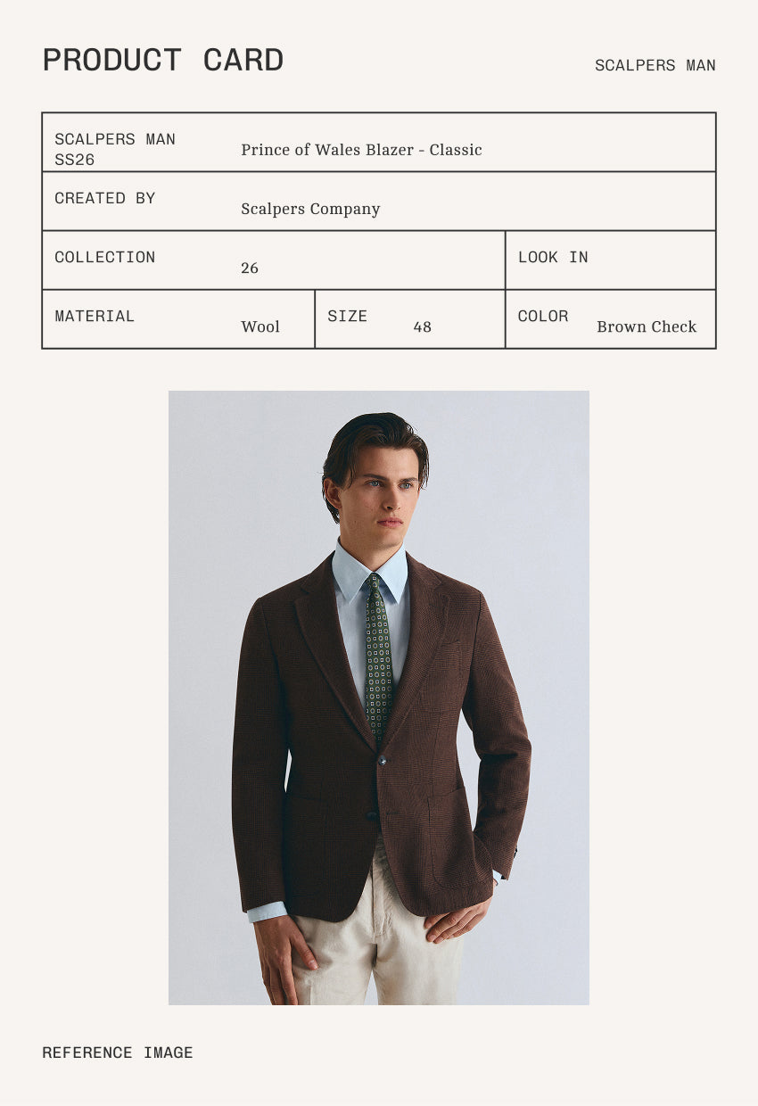 AMERICANA CUADROS PRÍNCIPE GALES